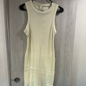 SKIMS Ivory Sleeveless Tank Top Dress